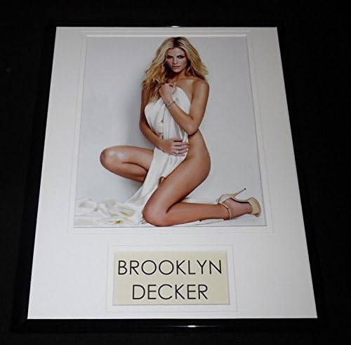 Brooklyn Decker Nude Heels Framed 11x14 Photo Display