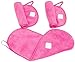 3 Three Pack of Pink Color LARGE Magic Eraser Very Soft and Gentle Makeup Face Eye Facial Cosmetics Remover Cloth - Great for Sensitive Skin – Removes Makeup with Just Water - None Toxic Chemical free