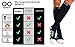 Compression Socks (1 pair) for Men & Women by INFINITY - BEST for Running, Nurses, Shin Splints, Flight Travel, & Maternity Pregnancy - Boost Athletic Stamina & Recovery (Spectrum, L/XL)
