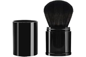 Retractable Kabuki-Makeup Brushes Powder Brush Small Travel Tool for Loose Powder Cream Nail Art for Cleaning Retractable
