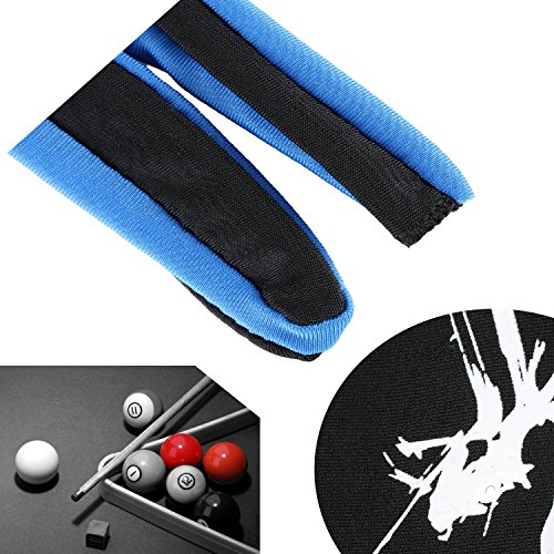 Billiard Gloves,Jelinda Billiards Pool Snooker Cue Shooters Gloves Snooker Gloves Elastic Lycra 3 Fingers Show Gloves for Man and Women (Dark blue L)