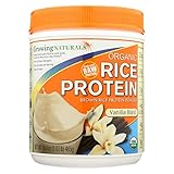 2 Pack of Growing Naturals Organic Raw Rice Protein