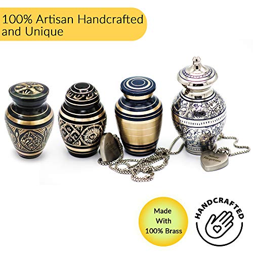 Keepsake Cremation Urns for Adult Ashes, Mini Funeral Urns for Human