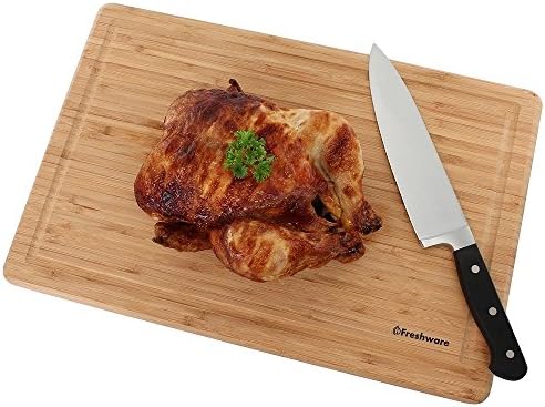 12 X 18 X 3/4 INCH EXTRA LARGE BAMBOO CHOPPING BOARD PERFECTIONIST