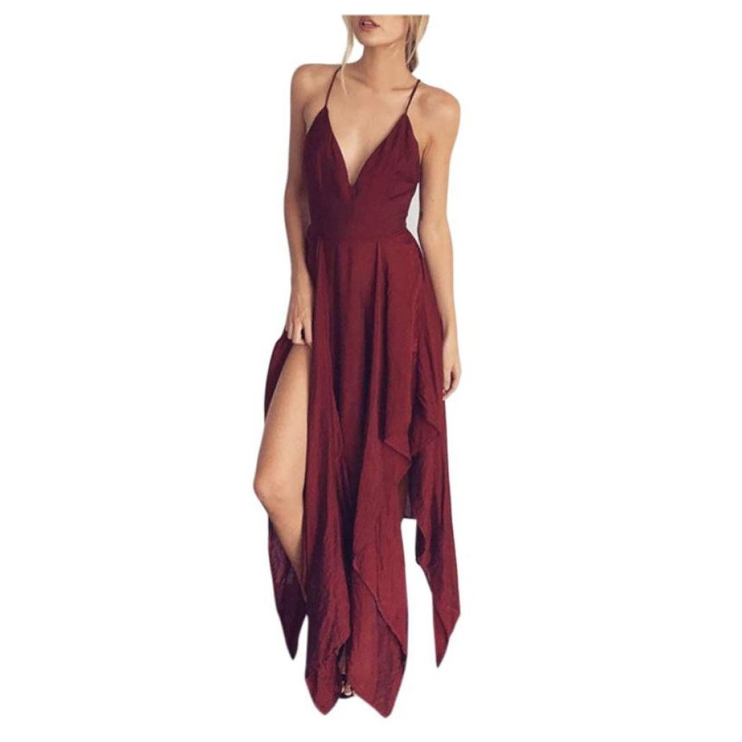 long strappy summer dresses