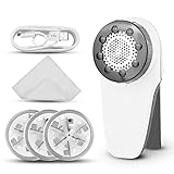 Lint Remover/Clothes Shaver Portable/Fabric Defuzzer - Shaver/Sweater,Lint,and Bobbles - Quickly and Effectively Remove Fluff Adjustable Shave Height,Dual Protection for Your Clothes - Apriller