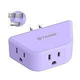TROND Purple Outlet Extender - Plug Splitter with