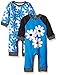 Gerber Baby Girls' 2-Pack Coverall Set, Daisies, 3-6 Months