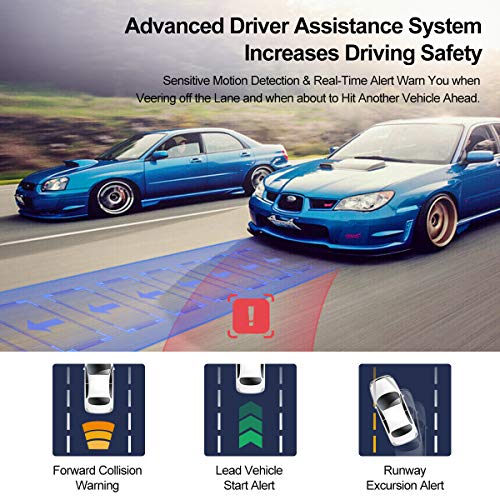 70mai Dash Cam, 1944P FHD Front Car Dash Camera with GPS Module, Voice Control, Parking Monitor, APP Control Dashboard Camera Recorder, WDR, G-Sensor, 140° Wide Angle Car Smart DVR with Night Vision