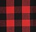 Urban Villa Cotton Dinner Napkins Set of 12, 20x20 Inche Soft Premium Cotton Napkins, Hotel Quality Highly Absorbent, Reusable & Washable Mitered Corner Table DinnerNapkins - (Red/Black, Checks)
