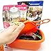 Yabul Flameless Camping Cooker Kit - No Fire No Stove Heat MRE Ready to Eat Meals and Warm Foods Fast, Collapsible in Backpack, Essential Gear for Outdoor Recreation, Survival, Emergency - Orange