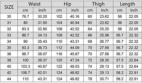 mens size 82 pants in inches