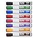 EXPO Magnetic Dry Erase Markers with Eraser Chisel Tip Assorted 8 Count