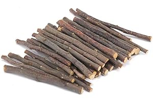 YF-ANEN DIY Wood Craft Stick for Craft Photo Props Craft Stick Inch Wooden Stick Wood Craft Stick Photo Stick Photo Props Log 100pcs About 14cm Length 0.1-0.2 Inch Diameter