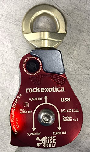 Omni Rigging Block Swivel 2.6" Material Handling Pulley Loss Proof ASME Certified