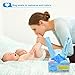Easy-Tie Baby Disposable Diaper Sacks Bags,100% Biodegradable Diaper Bags with Baby Powder Scent, 250 Counts(Blue)