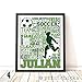 PrintChicks -Soccer Typography Personalized Print - Wall Art Decor Poster Team Gift SHIPS 1-2 DAYS ARRIVES BEFORE CHRISTMAS!