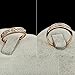 SKYEO Classic Rose Gold Plated Wedding Ring Rhinestone Jewelry Ring For Women