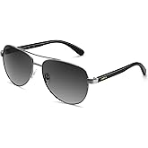 CARFIA Polarized Sunglasses for Women UV Protection Acetate Arms Metal Frame Woman's Shades CA3216