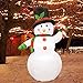 MerryXGift Christmas Inflatable Snowman 6ft - Xmas Airblown Inflatable Blow up Decorations for Yard Outdoor Garden Lawn