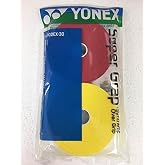 Yonex Super GRAP 30-Pack Racket Grips, Red Yellow