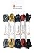 BB BROTHER BROTHER Colored Replacement Boot Laces [5 Pairs] of Heavy Duty Durable and Tough Round Shoe laces for Outdoor, Mountaineering, Winter, Work, Hiking, Hunting, Walking Boots Shoelaces/Strings
