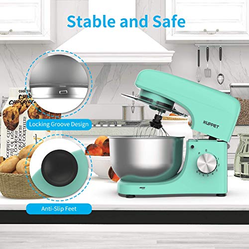 KUPPET Stand Mixer, 8Speed TiltHead Electric Food Stand Mixer with