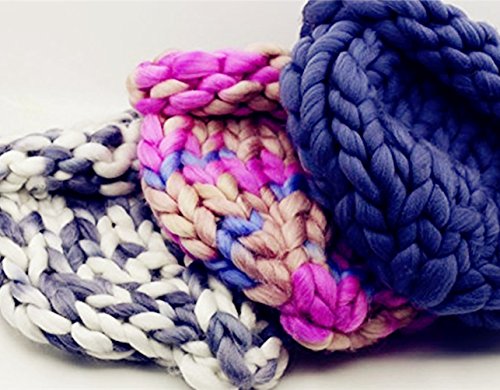 DIY Craft Thread Crochet Cashmere Yarn, Super Soft Warm Wool Sewing Knit Rugs for Parents, Friends or Partner