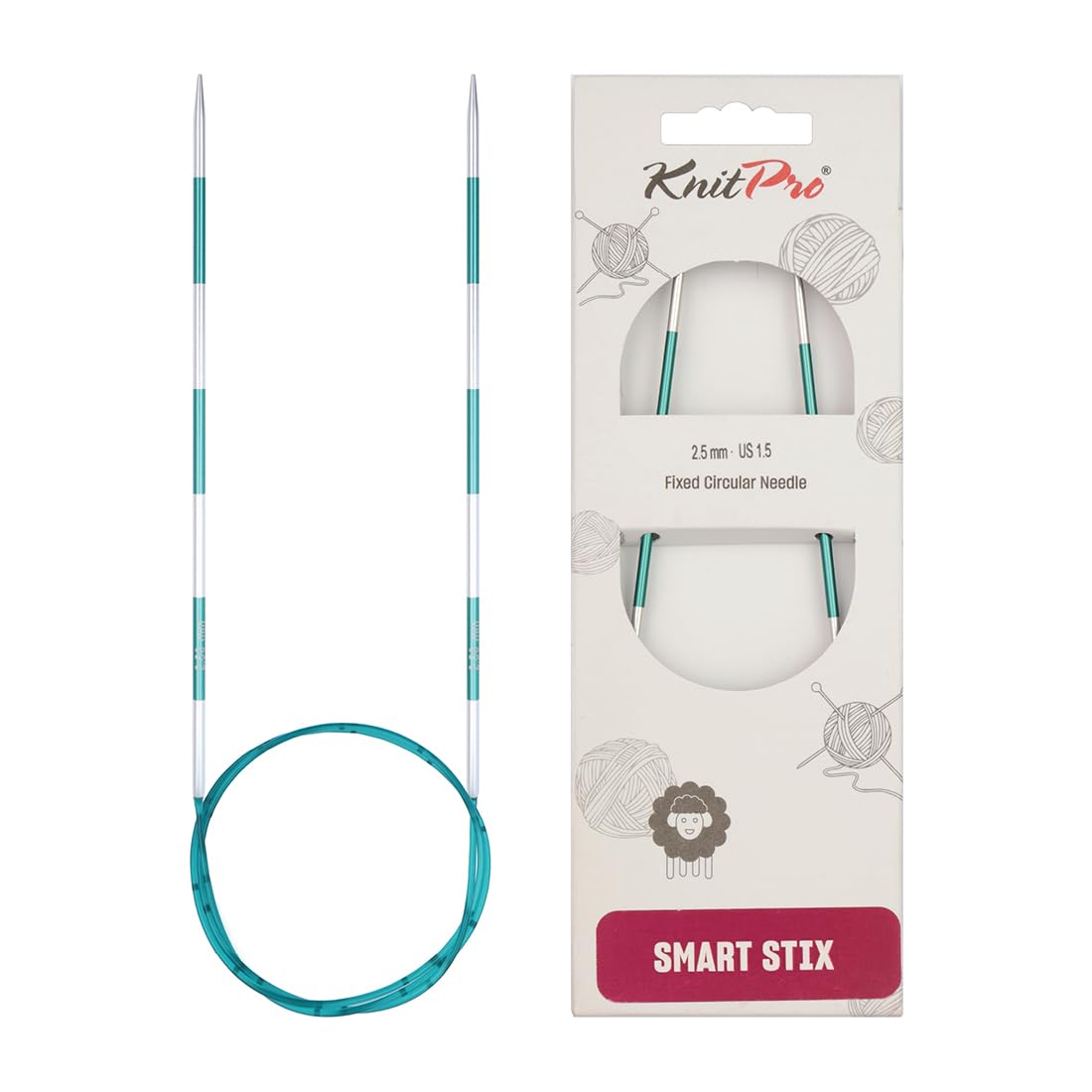 KnitPro Smartstix Fixed Circular Needles 32" (80cm) | 2.50mm — image 1