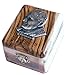 First Communion Box - Rosary Box - Bethlehem Olive wood (Metal - JPII)