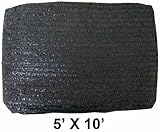 ToolUSA Sunguard 5-feet X 10-feet Black Sunshade Net: TSB-70510