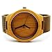 Handmade Wooden Watch Made with Natural Bamboo Wood in Brown Leather Strap - HGW-158