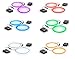 Tailgating Pros Premium 36 LED Cornhole Light Ring Set - 6 Color Options + Multicolored