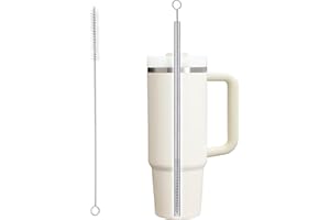 Foweroty Straw Cleaner Brush Kit, 13" H x 0.4" W， Long Pipe Cleaning Brush ，for Straws on Tumbler, Water Bottle, Sippy Cup, and Pipes (1 Pack)