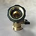 A1003T 3YR WARRANTY 2 PACK-Heavy Duty Brass Gooseneck Shut Off Valve Connector