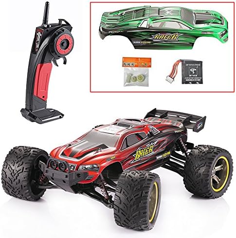 GPTOYS S912 RC Cars with Extra Rechargeable Battery,set of Gears,Car Shell,2WD Radio Controlled Cars, 33MPH Off Road Electric Car,1:12 Scale Monster Trucks
