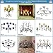Minuteman International Cathedral Wrought Iron Hearth Fireplace Candelabra