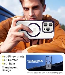 SUCGLES for iPhone 15 Pro Max Case with MagSafe