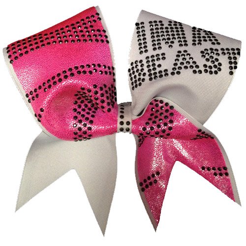 Chosen Bows I'MA Beast Zebra Cheer Bow