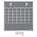 Dry Erase Fridge Magnet Calendar Gray