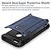iPhone 6 Case,Wollony Rugged Hybrid Dual Layer Armor Protective Back Case Shockproof Cover for iPhone 6 4.7 inch - Heavy Duty - Slim Hard Shell Protection - Impact Resistant Bumper (Deep Blue)