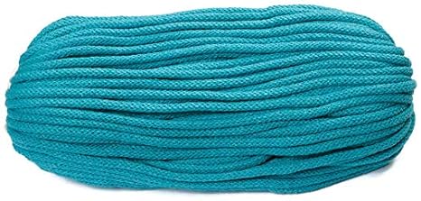 Baumwollkordel 6mm dick 50 Meter Lang Baumwollkordel türkis