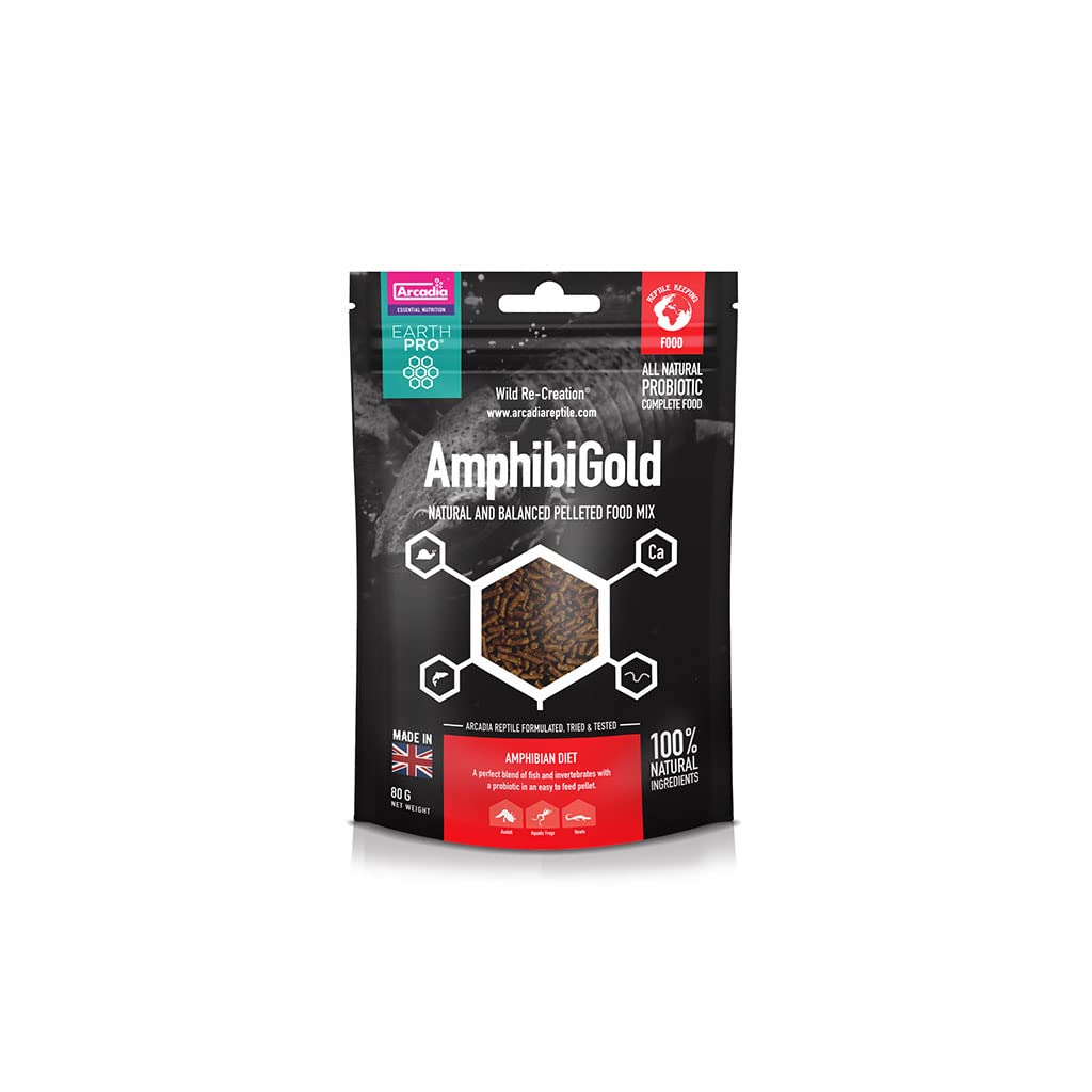 Arcadia Earth Pro Amphibi Gold, 80G, Pack of