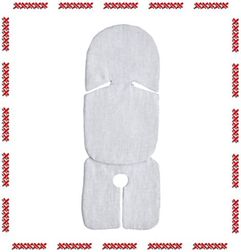 Infant Car Seat Covers from Wholesome Linen | Organic 2-in-1 Headrest Cooling Pad & Stroller Liner | Hand Made for Rear Facing Car Seats | 0-24 Month | Unisex, Grey
