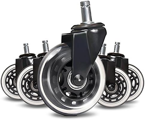 Rollerblade Style Office Chair Caster Wheel (Ergo Innovations) Pack of 5