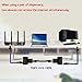Seotic Network Splitter Adapter, RJ45 Female to 2 Female Port LAN Ethernet Socket Connector Adapter Interface, 8P8C Extender Plug LAN Network Connector for Cat5 Cat5e Cat6 Cat7 (Black)