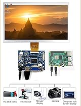 Peowuieu 7 Inch 1024x600 LCD Driver Board VGA 2AV Reversing Priority view 8