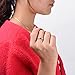THREE KEYS JEWELRY 3mm 7mm White Tungsten Wedding Ring Rose Gold Grooved Dome Brushed Engagement Band