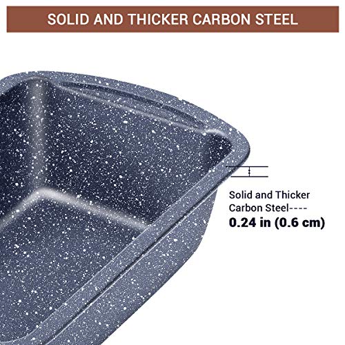 CUSIBOX Nonstick Bakeware Set, 6-Pieces Set, Stylish and versatile Bakeware Set, Black - Thumbnail 3