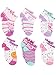 Peppa Pig Girls 6 pack Socks (2-4 Toddler (Shoe: 4-7), Pink/Multi Quarter)